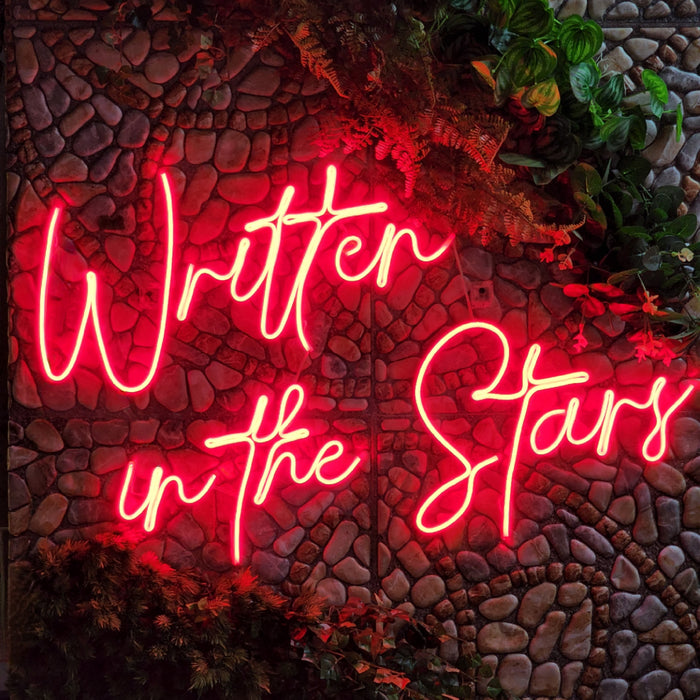 "Written in the Stars" Neon Sign