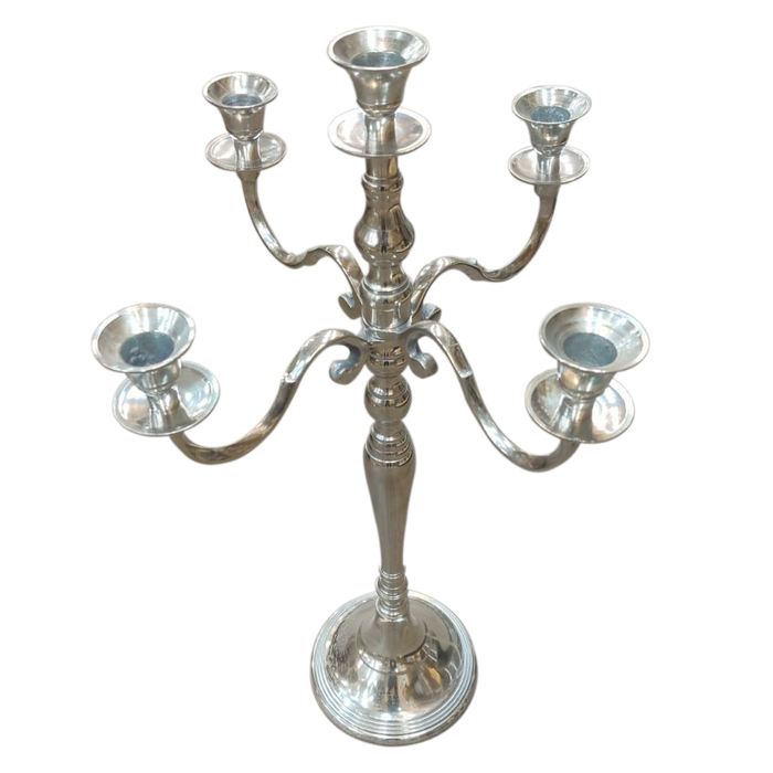 5 Arm Metal Candelabra Candle Stand/Holder For Decor