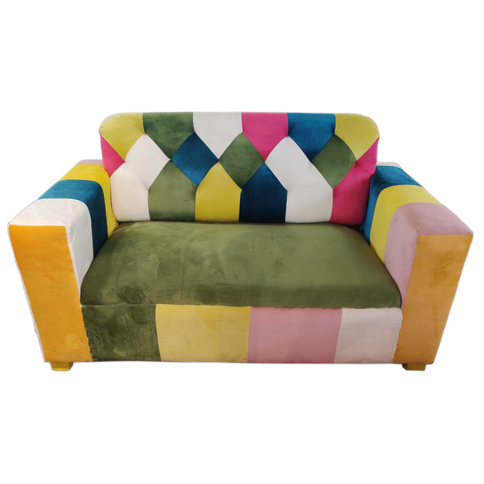 Multicolor Two Seater Sofa For Decor and Office