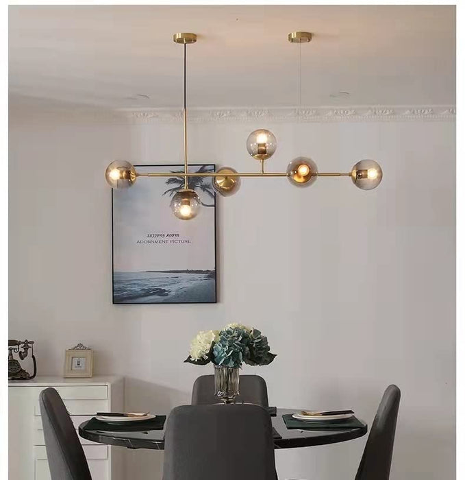 6 Lights Hanging Chandelier For Dining Room, Office, Living Room
