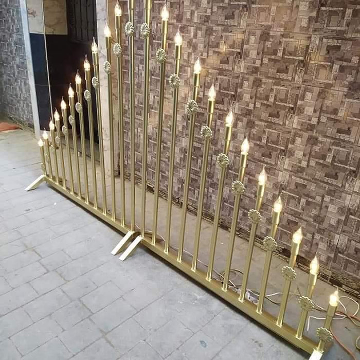 Gold Light Stand For Wedding, Party And Events