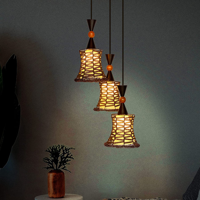 Hanging Modern Pendant Light For Living Room Cafe Restaurant (Rose Gold)