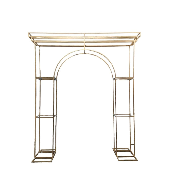 Gold Metal Panel/Arch For Wedding