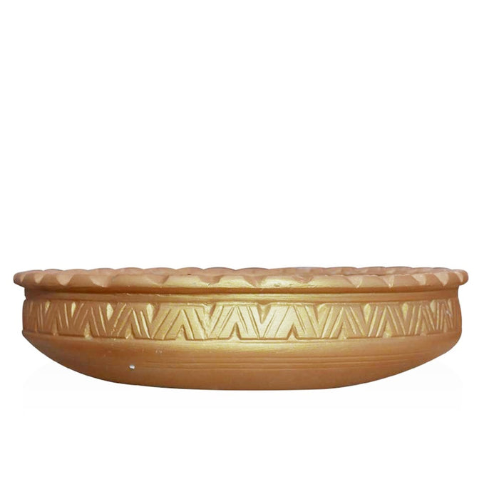 Handmade Fiberglass Urli for Mehndi Ceremony