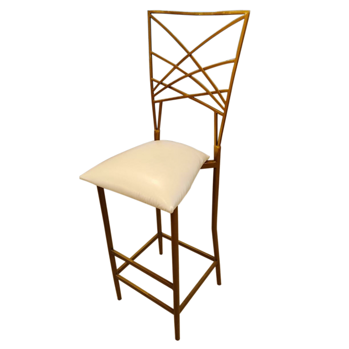 White With Gold Chair For Decor and Event