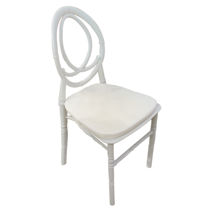 White Plastic Chair For Decor