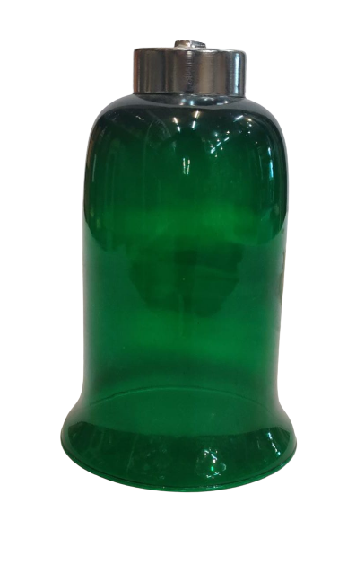 Green Crystal Glass Candle Lamp For Décor