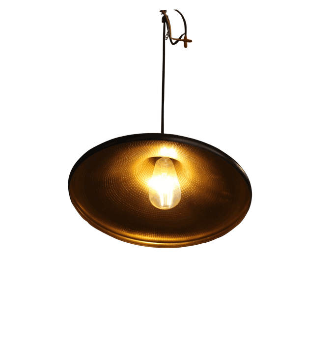 Tawa Lamp Gold Circle Chandelier For Cafe, Bar & Hotel