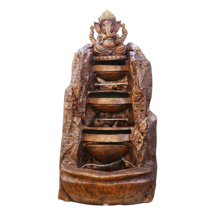 Handmade Fiberglass Ganesha Fountain