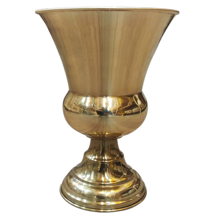 Gold Metal Flower Vase For Decor