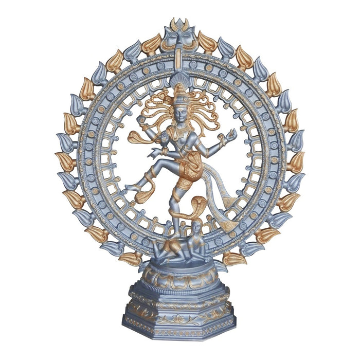 Handmade Fiberglass Natraj Sculpture (God Shiva)