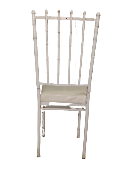 White Iron Chair For Banquet