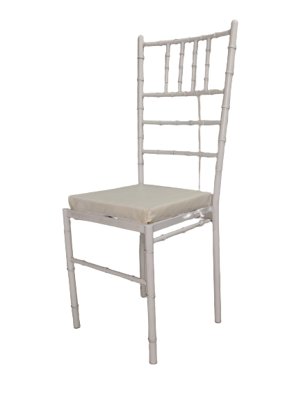 Iron Chair For Decor |  Color: White