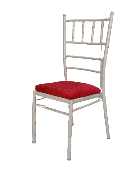 Iron Chair For Banquet | Color: White