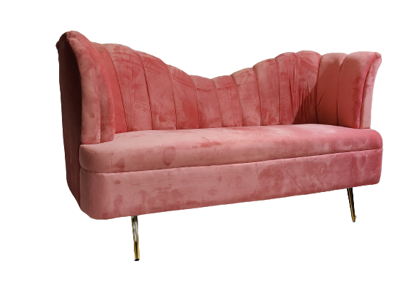 Pink Two Seater Sofa For Decor