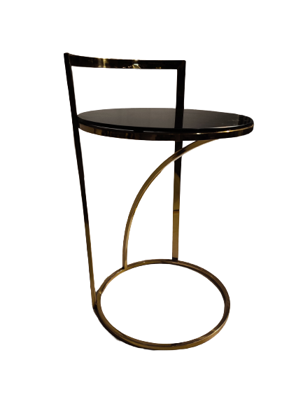 Black With Gold Bar Stools