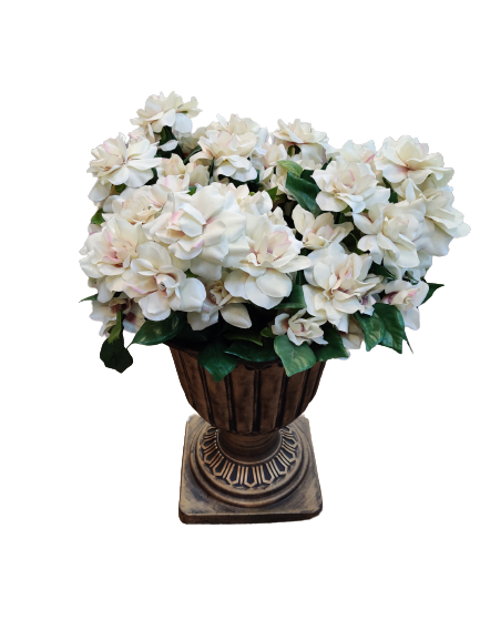 Brown Plastic Flowers Pots For Decor at Wedding, Home and Banquet Decor