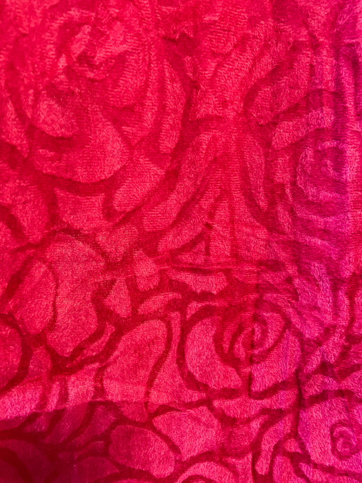 Embossed Velvet Abstract Design Fabrics