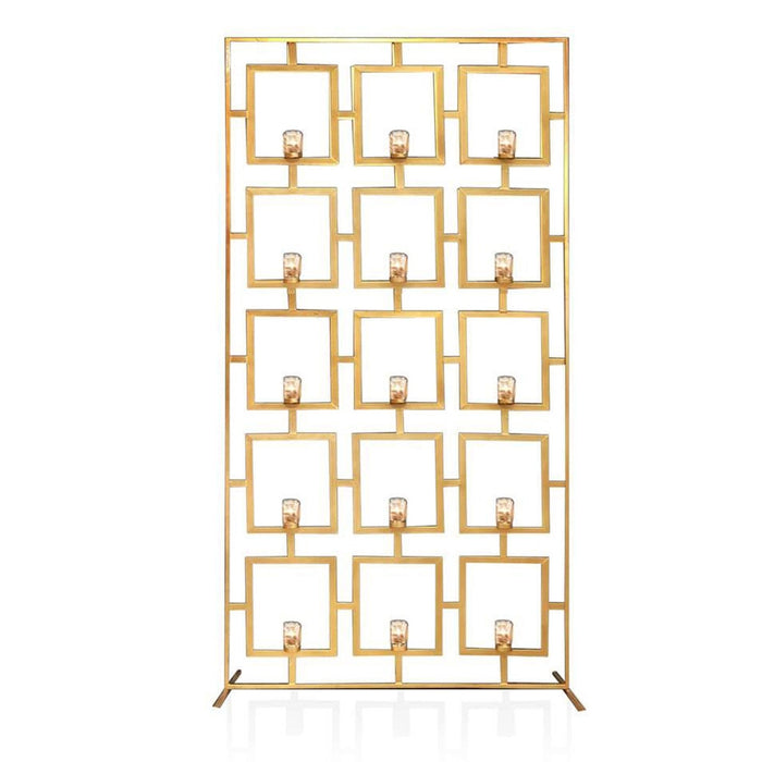 Squares Candle Wall For Decor Prospective at Wedding, Party, Event and Banquet