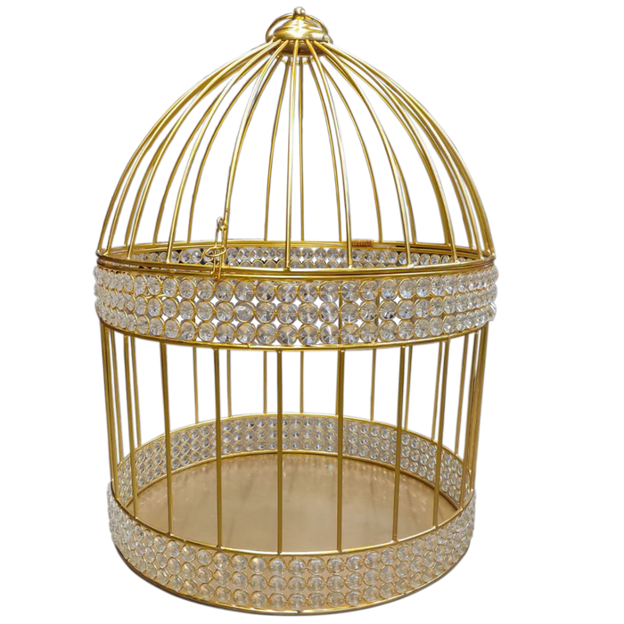 Gold Cage For Decor | Set Of 3 Pcs