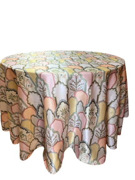 Table Cover For Decor Uses | Whiteout (Light Pink)