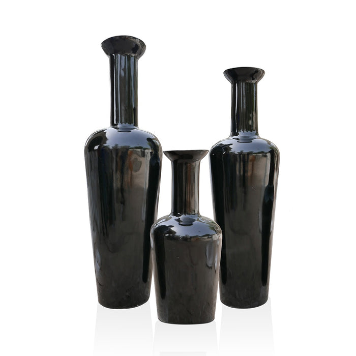 Handmade Fiberglass Bottle Flower Pots