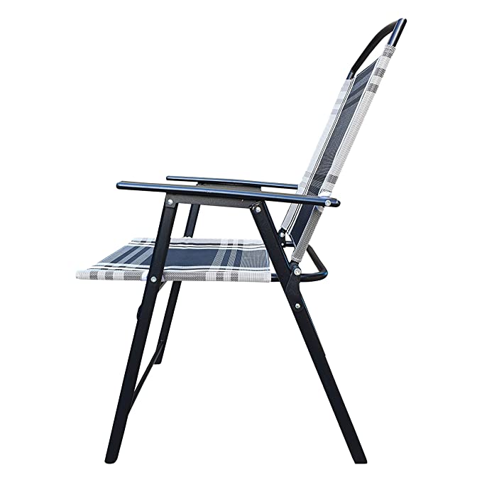 Outdoor Patio Metal Chairs & Table Set