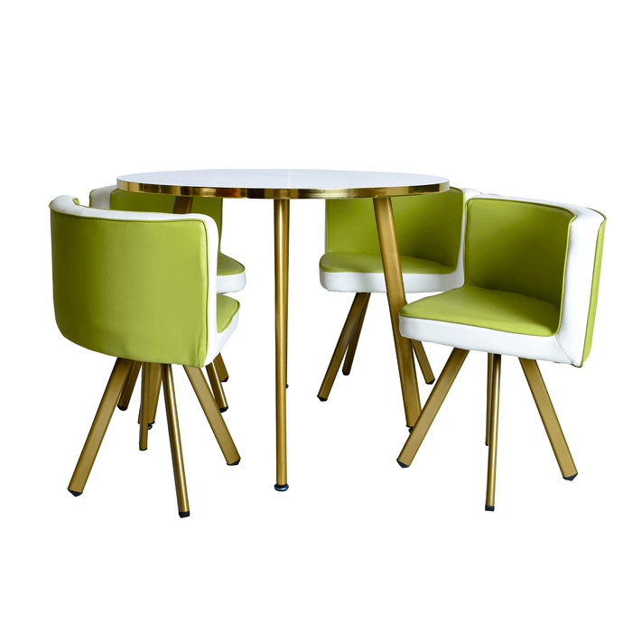 Light Green Dining Table With Chairs For Decor