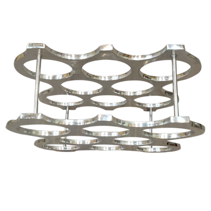Silver Wine Rack For Event and Decor