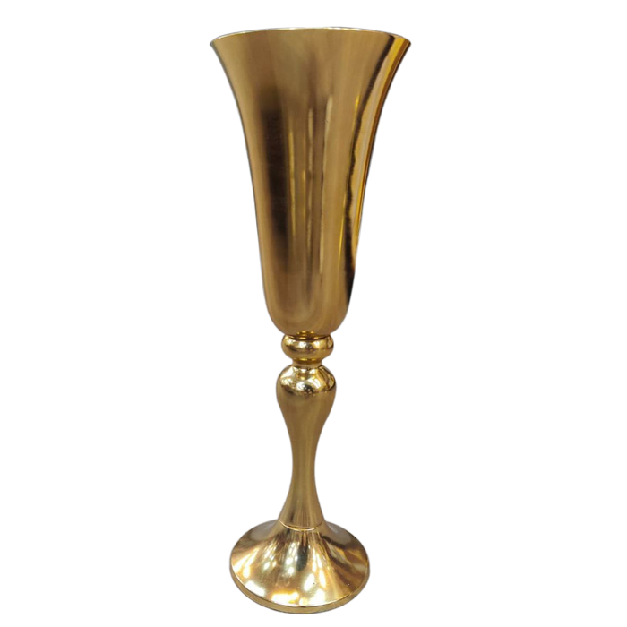 Gold Flower Vases For Decor Prospective at Wedding, Home, Event and Hospitality | Set Of 3 Pcs