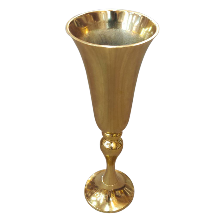 Gold Flower Vases For Decor Prospective at Wedding, Home, Event and Hospitality | Set Of 3 Pcs