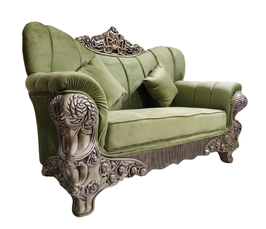 Green 2 Seater Sofa For Home, Wedding & Office Decor