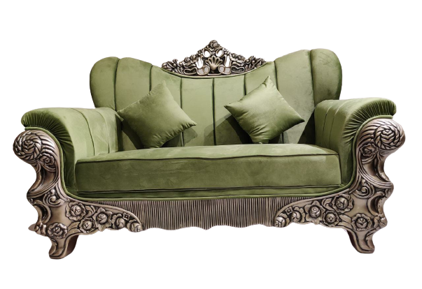 Green 2 Seater Sofa For Home, Wedding & Office Decor
