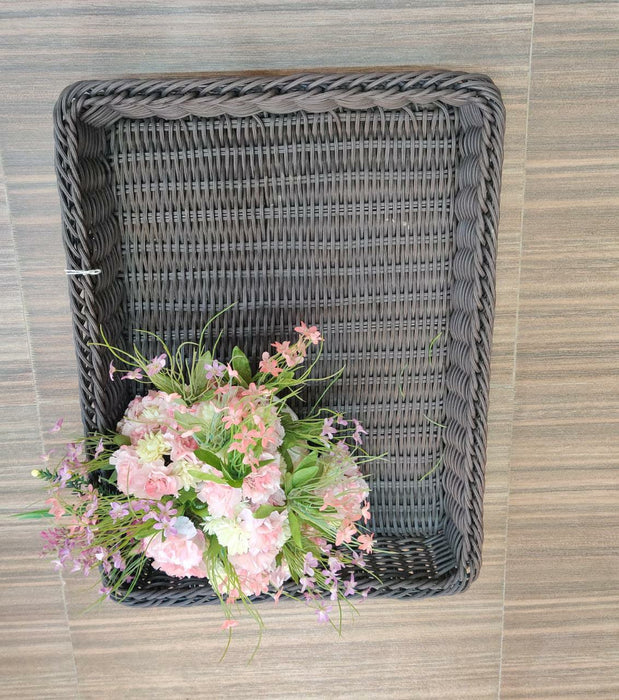 Brown Flower Tray For Decor