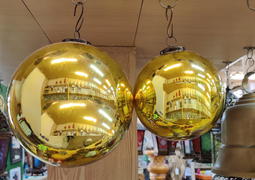 Gold Mirror Ball For Decor