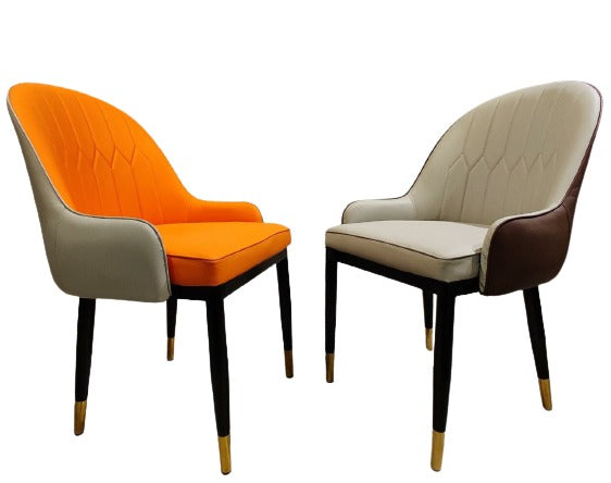 Dining Chairs For Decor | Made Of PU+METAL+FOAM