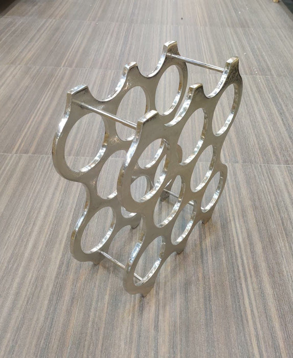 Silver Wine Rack For Event and Decor