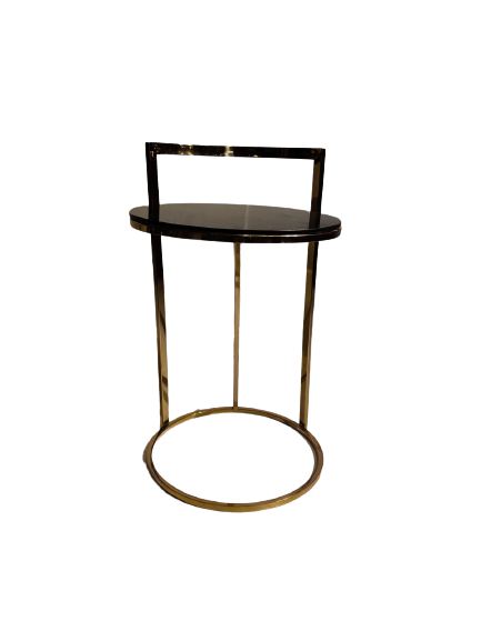Black With Gold Bar Stools