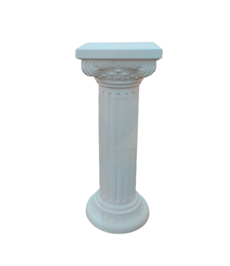 White Plastic Columns | Suitable For Decor at Houses, Wedding and Other Ones