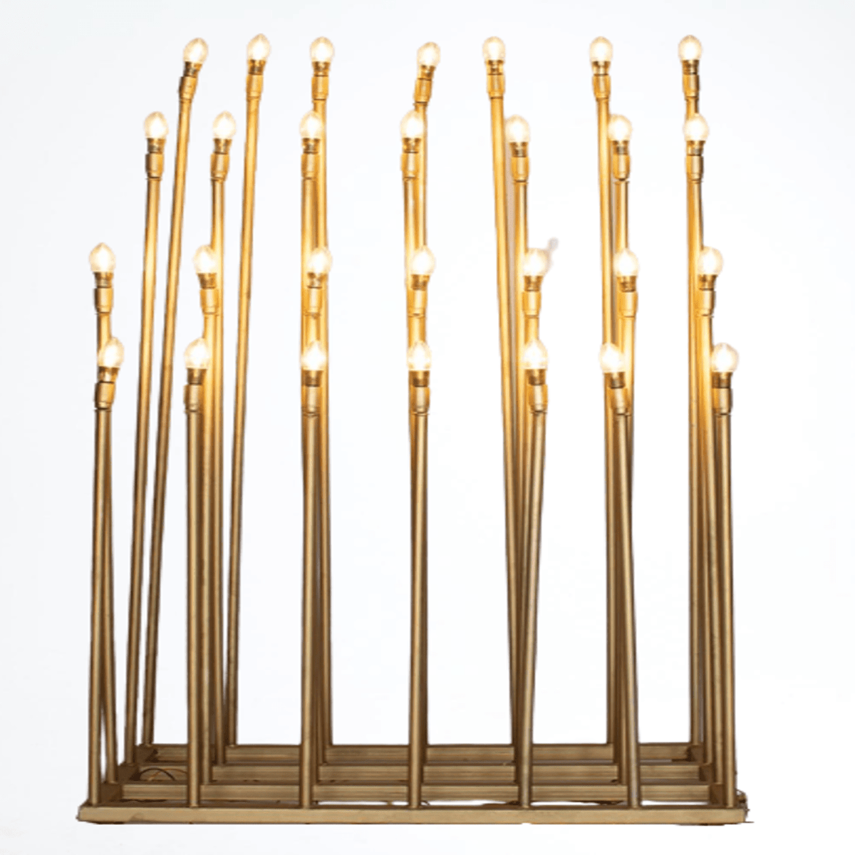 LED Bulb Light Stands For Wedding And Party Ceremony Color Gold — Bharat Wholesales