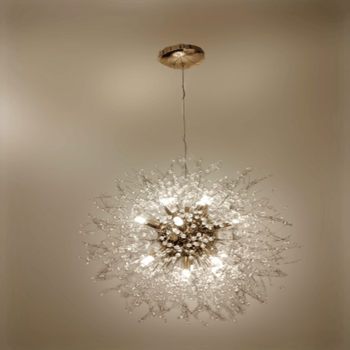 Gold Plated Chandelier Ball For Houses | E14 LED