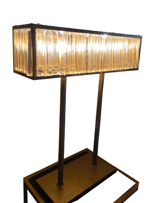 Crystal Box Gold Light Stand For Wedding, Events And Party