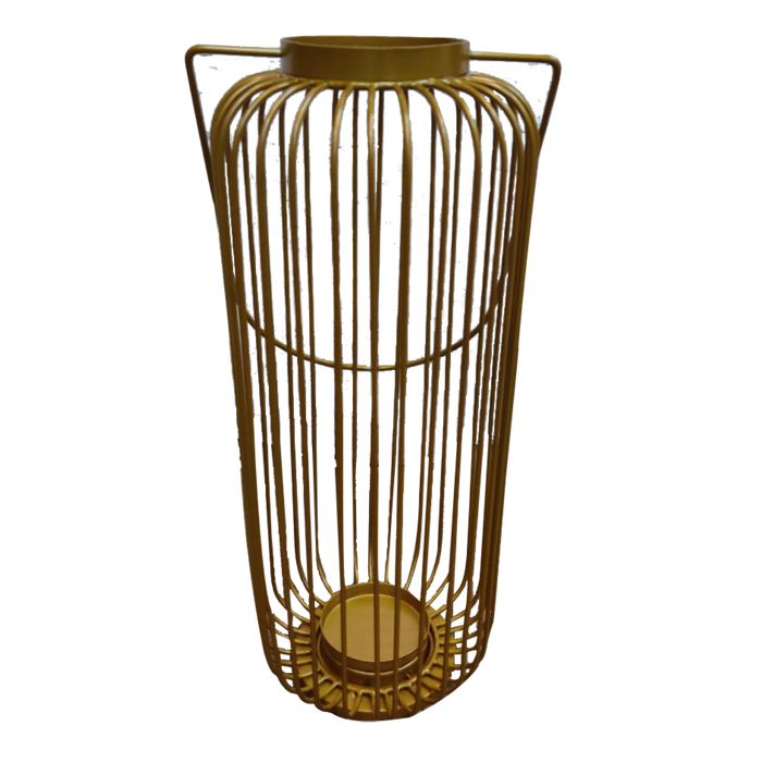 Metal Gold Candle Stand For Decor